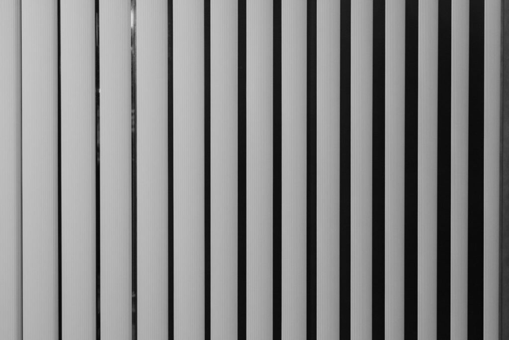 black and white striped textile